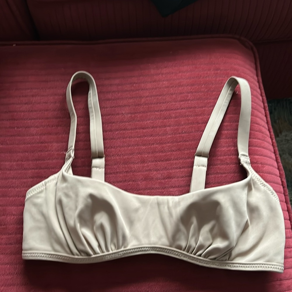 1 Skims ruched underwire bikini top